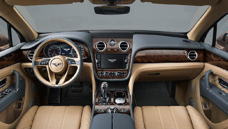 Bentayga front and center
